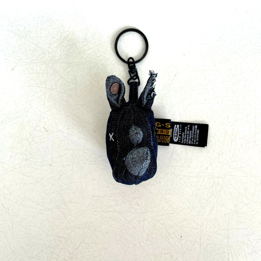 G-Star | Other | Gstar Raw Gno Blue Denim Rhino Keychain | Poshmark